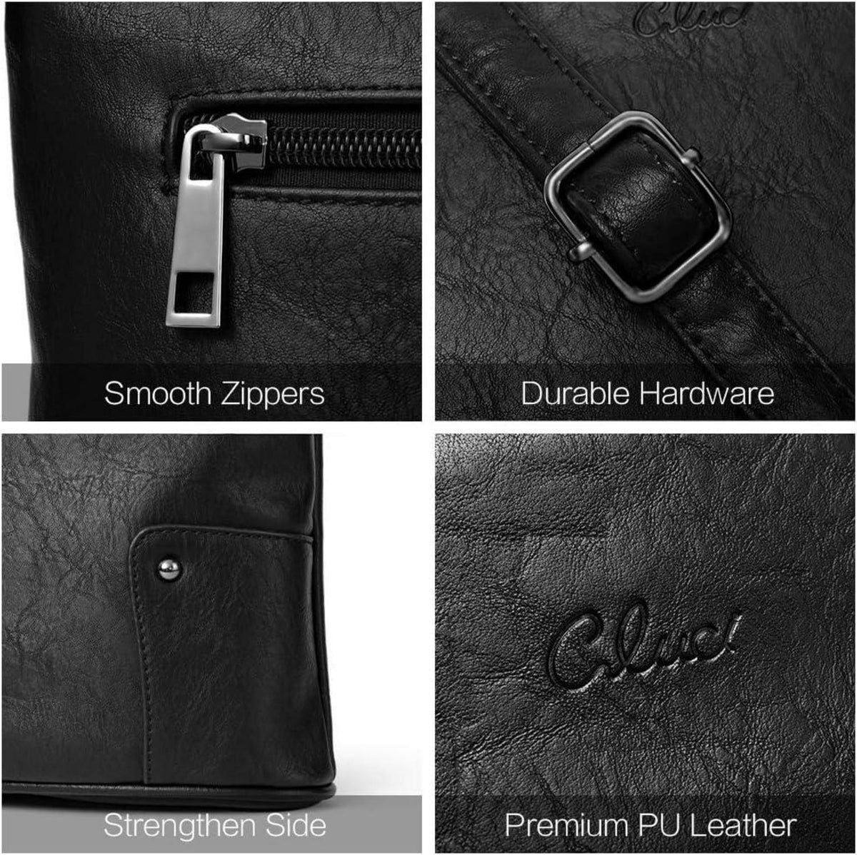 CLUCI Umhängetasche Damen Klein Crossbody Schwarz Online bei