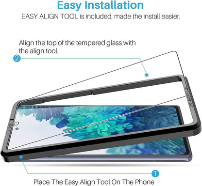 LK 6 Stück Samsung Galaxy S20 FE Panzerglas Displayschutzfolie