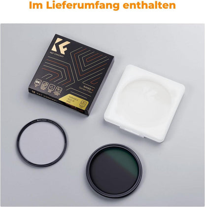 82mm ND Filter Magnetisch Variabler Graufilter ND2-32 Neutral Graufilter