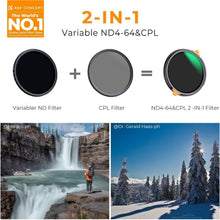 58mm Nano-X PolfilterND & CPL Filter 2-in-1 Graufilter