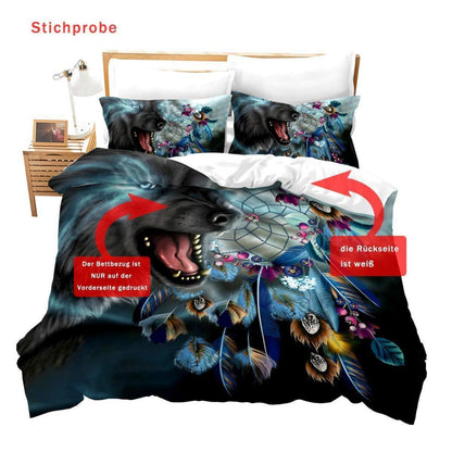 3D Adler Bettwäsche Set 135x200 cm – Superweiche Mikrofaser