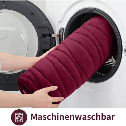 Memory Foam Badematte Set Weinrot – 2er Set, Weich & Saugstark
