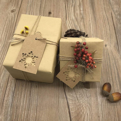 150 Weihnachten Etiketten Anhänger Kraftpapier Geschenkschilder