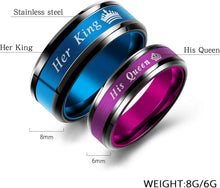 Edelstahl Ring Herren Damen Ehering Freundschaftsring Größe