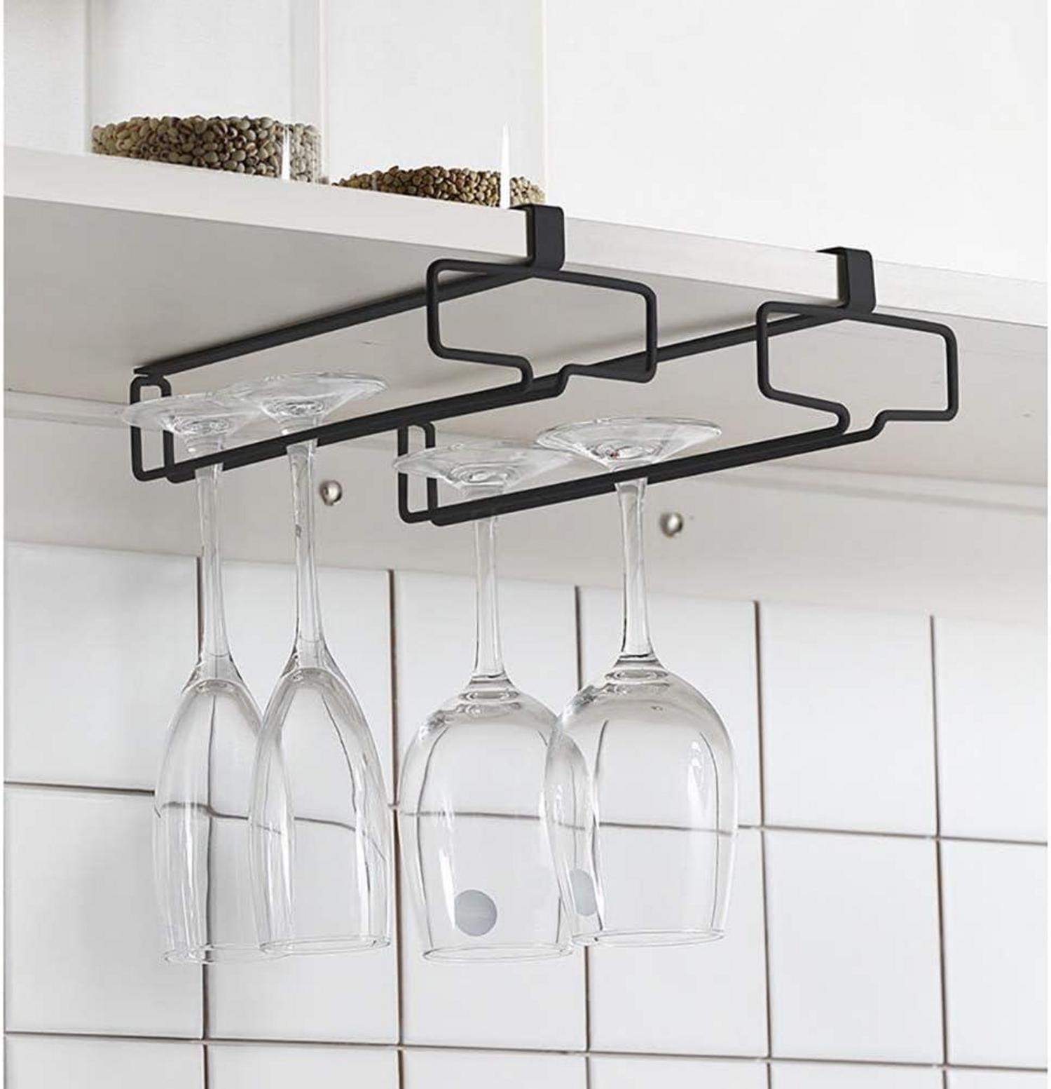 YunNasi Weinglashalter Metall Gläserhalter Hausbar Küche