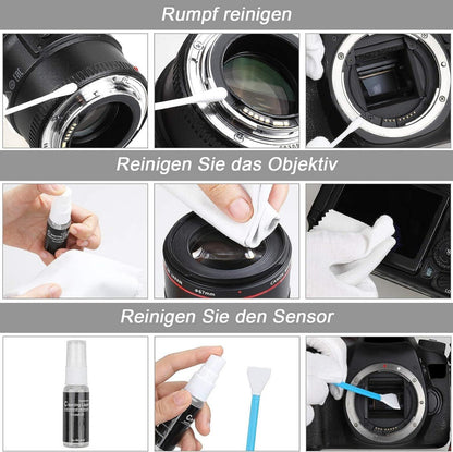 Kamera Reinigungsset 18-teilig für DSLR Objektive Handys
