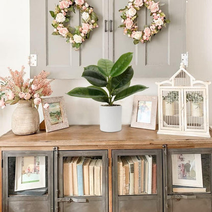 Künstliche Monstera Pflanze im Topf, 31cm, Dekoration für Zuhause & Büro