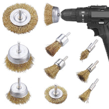 Drahtbürsten Set Edelstahl Bohrmaschine 9-teilig für
