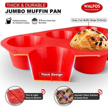 Jumbo Muffinform Set, 2x 6er-Pack, Antihaft-Silikon, BPA-frei