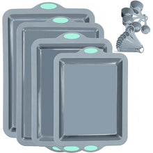 Silikon Backformen Set 4er – Antihaft & Stapelbar