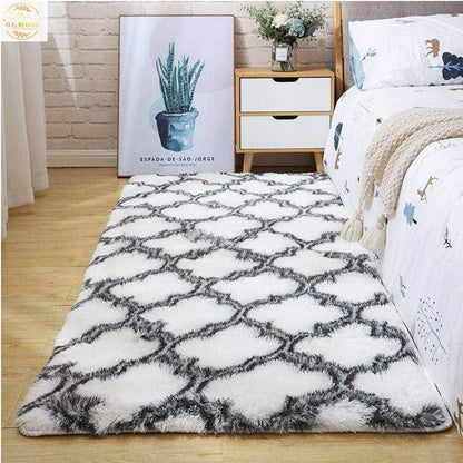 Shaggy Teppich Flauschig Hochflor Langflor Wohnzimmer Teppiche Anti