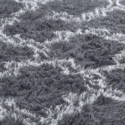 Hochwertiger Shaggy-Teppich Flauschig Modern Langflor - Grau 160x200cm