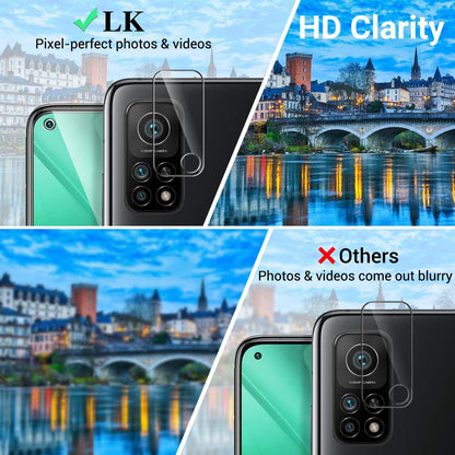 Displayschutzfolie und Kamera Glas für Xiaomi Mi 10T 5G/10T Pro 5G