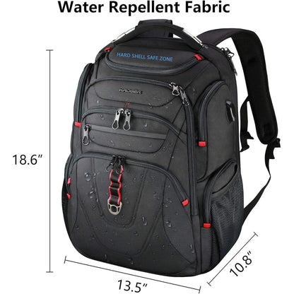 KROSER Laptop Rucksack 17,3 Zoll Business Reiserucksack RFID