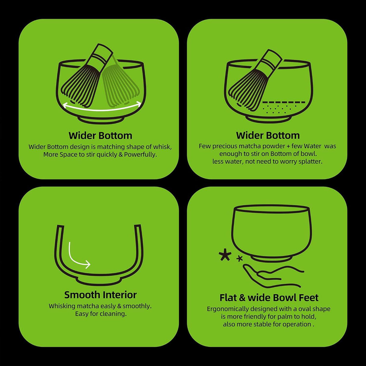 Japanisches Matcha-Teezeremonie Set aus Bambus & Keramik