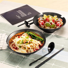 Japanische Ramenschale Set 1000ml - Stäbchen Löffel