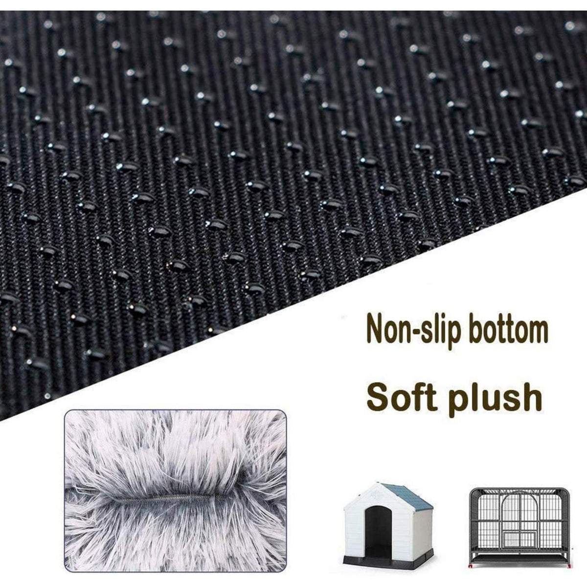 Flauschiges Hundebett Deluxe – Rundes Kuschelbett für Große Hunde
