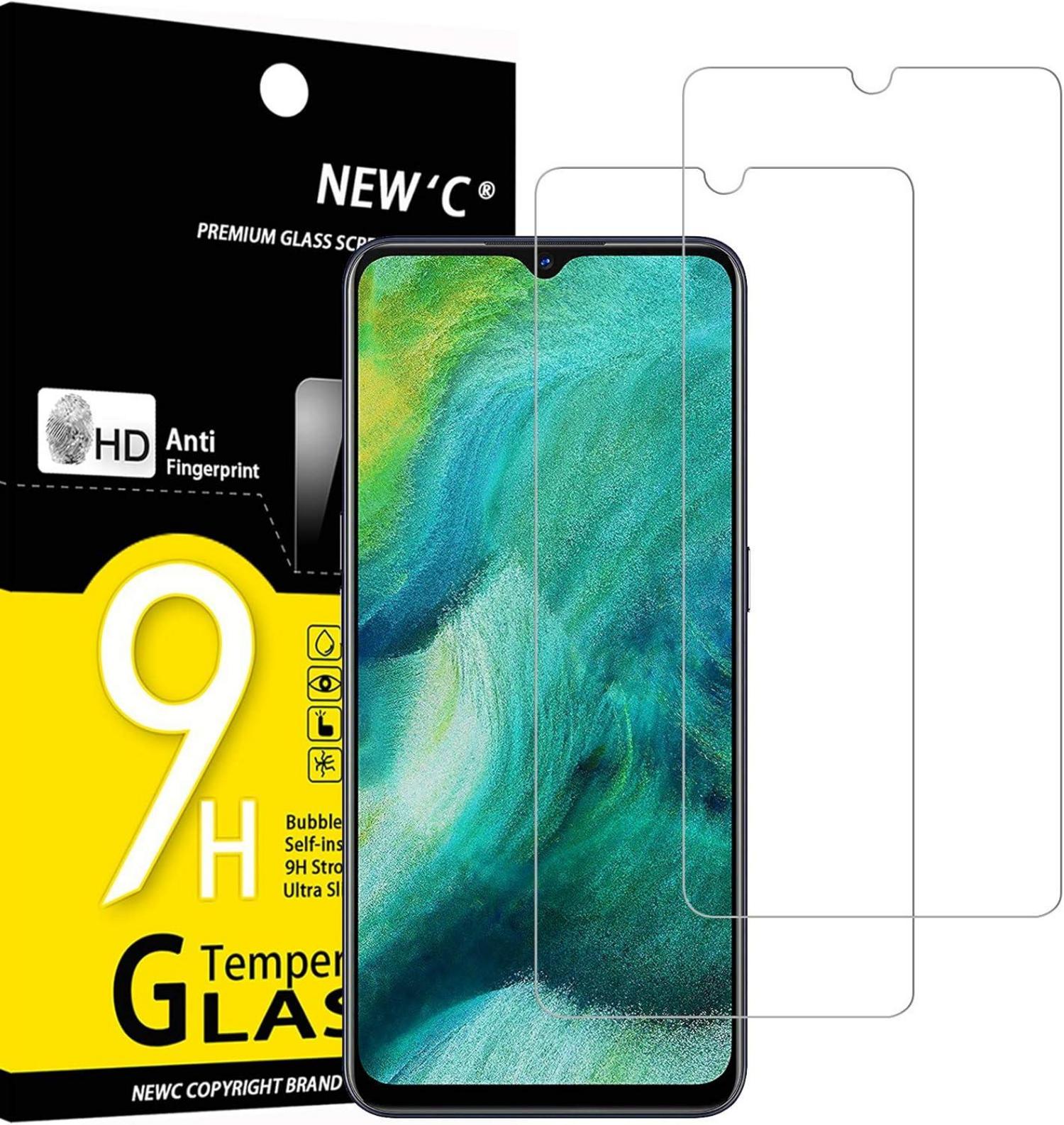 Panzer Schutz Glas Oppo Find X2 Lite 2 Stück 9H Härte