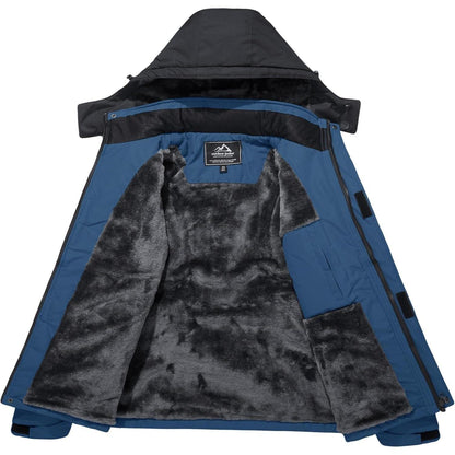 Herren Winter Skijacke Fleece Gefüttert Outdoor