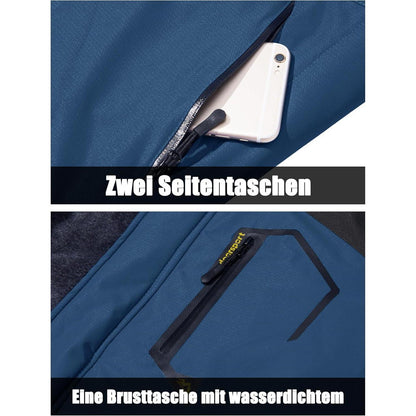 Herren Winter Skijacke Fleece Gefüttert Outdoor