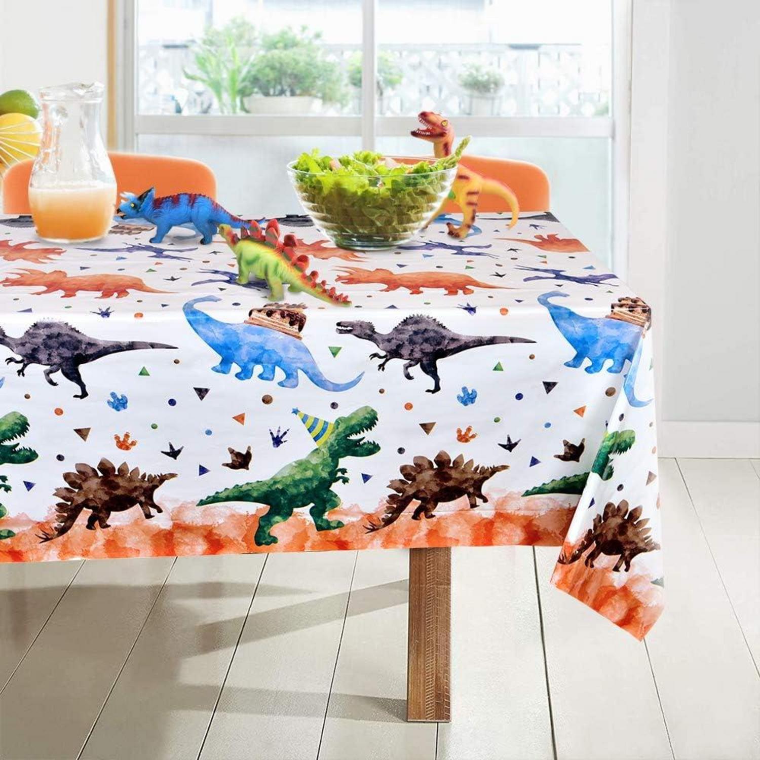 Dinosaurier Tischdecke 137x274cm Party Dekoration Kinder Jungen Themenparty
