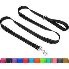 Taglory Hundeleine Mittelgroße Große Hunde Schwarz 1.2m x
