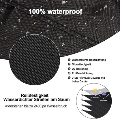 Wetterschutzhülle für Terrassenheizer stehend 420D 50x50x120cm