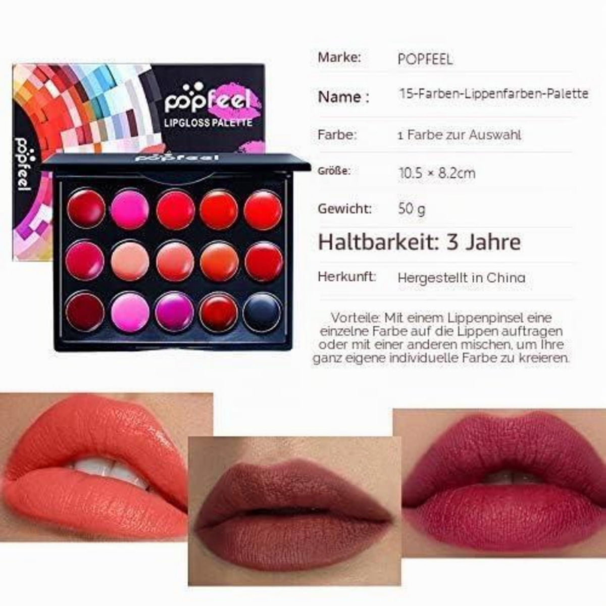 Komplettes Make-up Set – Geschenkset für Party & Alltag