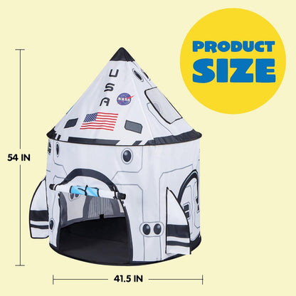 Kinderzelt Rakete Weltraum Spielzelt Indoor Outdoor Tragbar mit