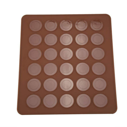 Silikon Macaron Form 30 Löcher – Antihaft Backblech