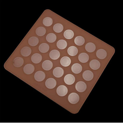 Silikon Macaron Form 30 Löcher – Antihaft Backblech