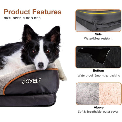 XXL Hundebett Grosse Hunde Orthopädisches Hundebett waschbar