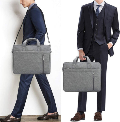 17-17,3 Zoll Laptoptasche Aktentasche Notebooktasche Uni Business Grey
