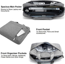 Laptoptasche 15-15,6 Zoll Grau Aktentasche Uni Business
