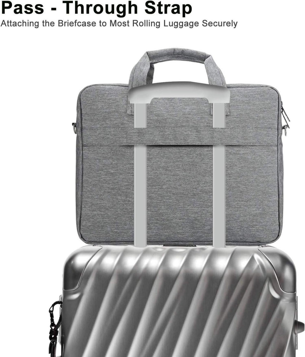 Laptoptasche 15-15,6 Zoll Aktentasche Notebooktasche Schulter Uni