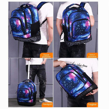 Trolley Rucksack mit Rollen – Schulranzen für Kinder & Teenager