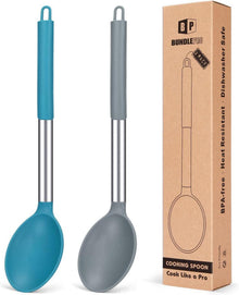 Silikon-Kochlöffel Set, antihaftbeschichtet, robust, hitzebeständig