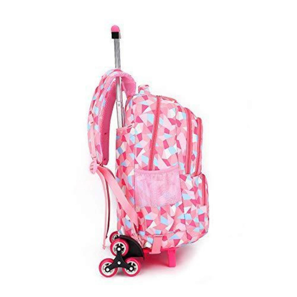 Trolley Schulranzen Mädchen Rosa – 6 Räder, Wasserdicht & Groß