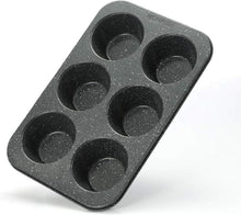 Jumbo Muffinform 6 Tassen Granit Stein Muffin Pfanne