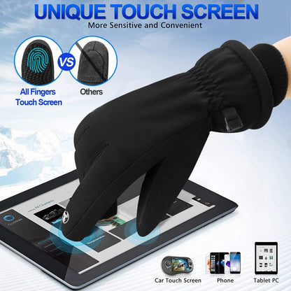 Wasserdichte Winterhandschuhe Thinsulate Touchscreen Herren Damen