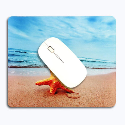 Mauspad Klein 24 x 20 cm rutschfest abwaschbar dünn Office Gaming Home