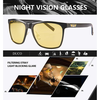 Nachtsichtbrille Polarisierte Gelbe HD-Nachtsichtbrille