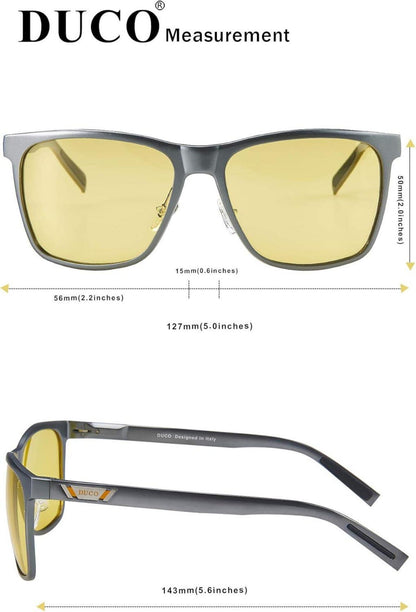 Nachtsichtbrille Polarisierte Gelbe HD-Nachtsichtbrille