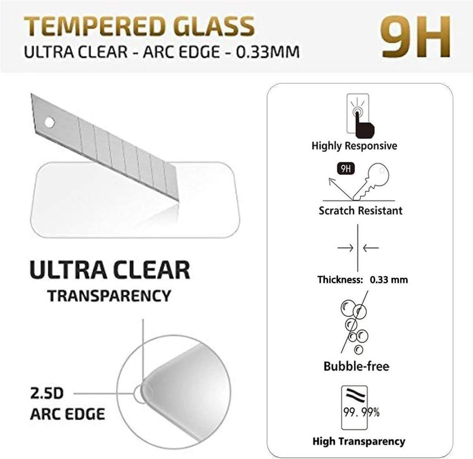 Panzer Schutzglas Samsung Galaxy S20 FE 5G 3er Pack 9H Härte Ultra-klar