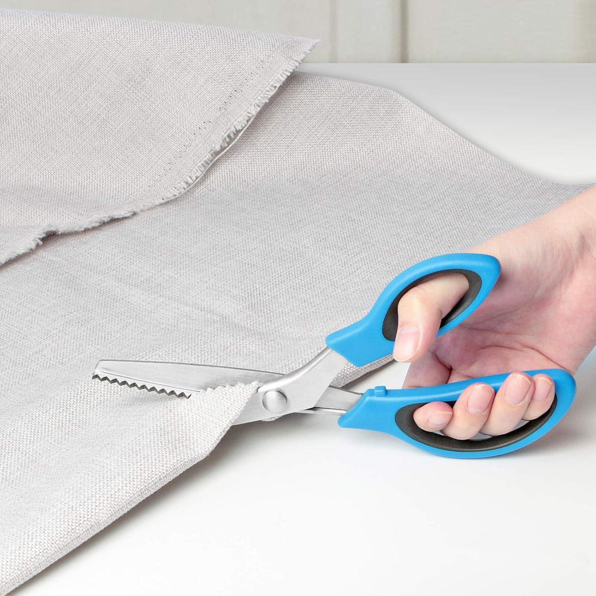 Zackenschere Stoff Professionelles Zickzackschere Set inkl. Gezackte