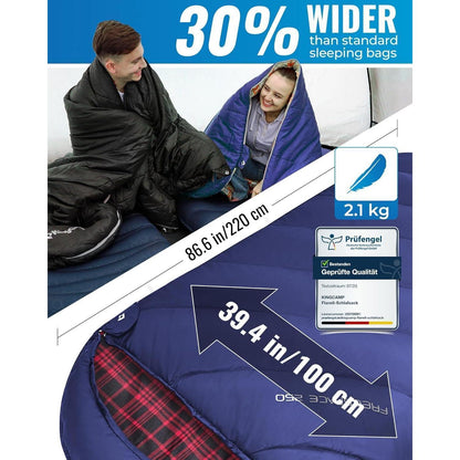 XXL Baumwoll-Deckenschlafsack für Erwachsene – Warm & Komfortabel