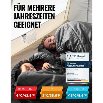 XXL Baumwoll-Deckenschlafsack für Erwachsene – Warm & Komfortabel