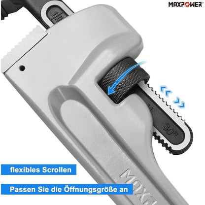 Rohrzange 750mm Aluminium Leicht & Robust für Sanitär & Heizung