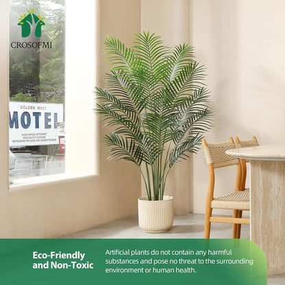 Künstliche Palmen 150 cm Kunstpflanze Plastik Areca Palme