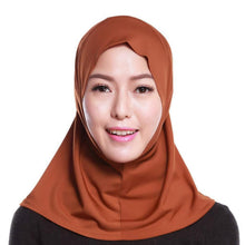 Muslimischer Baumwoll Hijab Schal mit Kapuze – 20 Farben